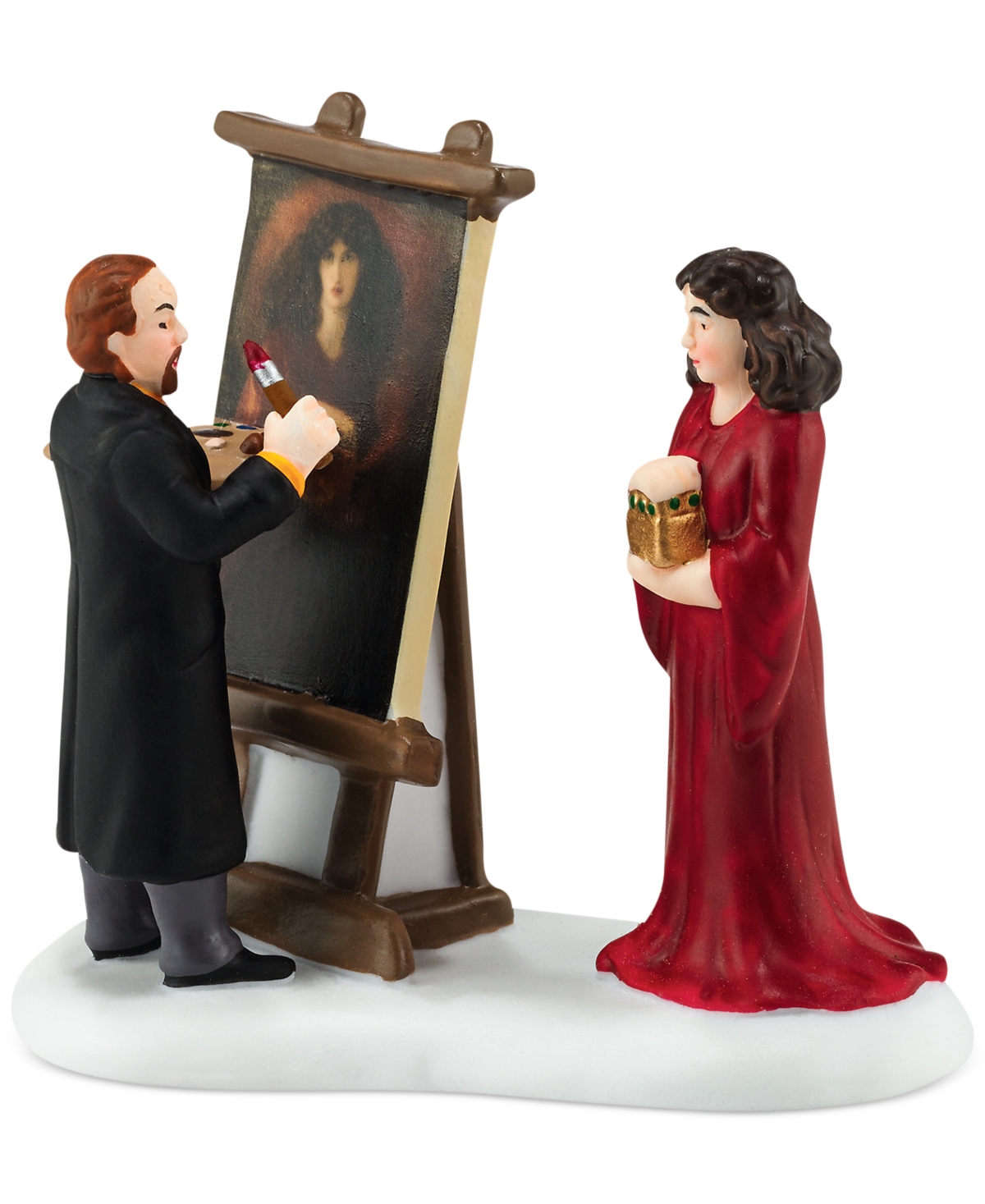 Shop Department 56 Dickens Village Rossetti & His Muse In Black