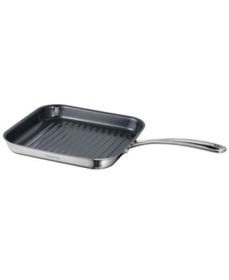 Utsava Tri-Ply Clad Stainless Steel 8" Grill Pan