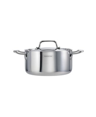 Utsava Tri-Ply Clad Stainless Steel 3.25-Quart Covered Casserole