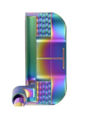 ARONKL 33inch Golf Club Putter Men's Right Hand with Black Red HeadCovers PU Grip CNC Steel Mallet Professional