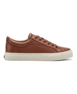Women's Dailey Leather Low Profile Lace-Up Sneakers