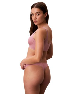 Women's Invisibles Microfiber Stretch Thong Underwear-D3428