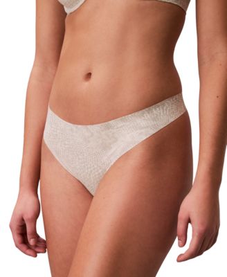 Women's Invisibles Microfiber Stretch Thong Underwear-D3428