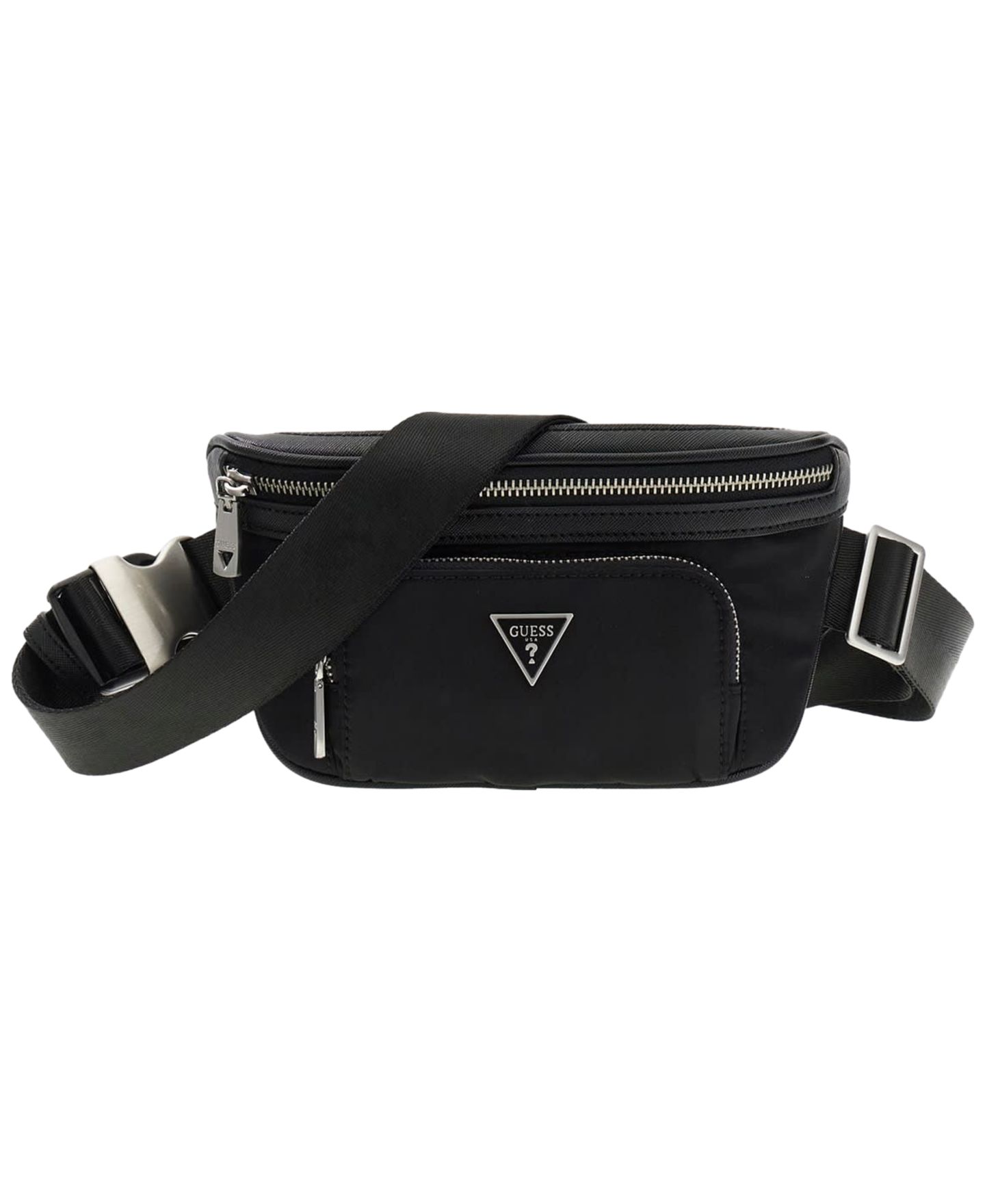 Мужская сумка GUESS Milano Adjustable Strap Bum, цвет: Чёрный — фото 1
