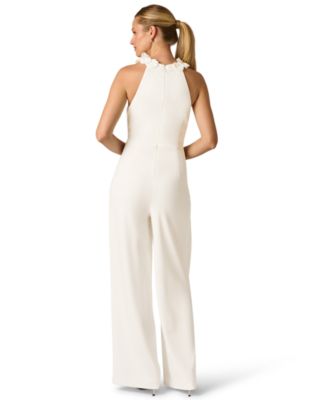 Women's Rosette Halter Neck Jumpsuit