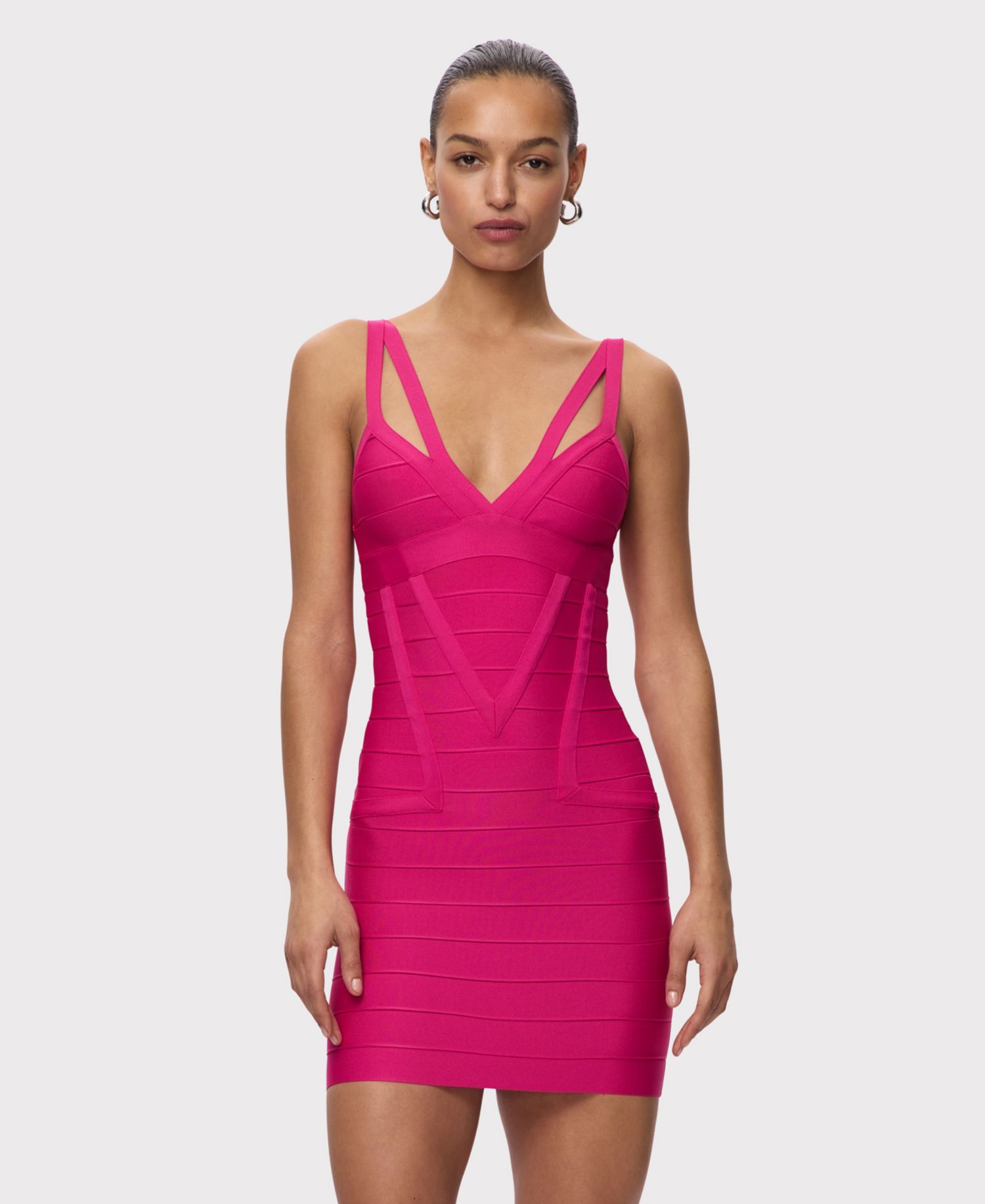 Women's V-Neck Mini Dress