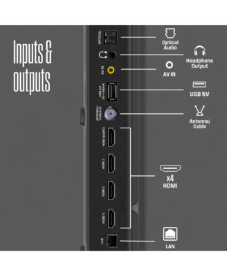 50" Roku Smart TV 4K UHD QLED, HDR10+, 60Hz,  Dolby Vision, Wi-Fi, Apple HomeKit, Alexa & Google Assistant Compatible