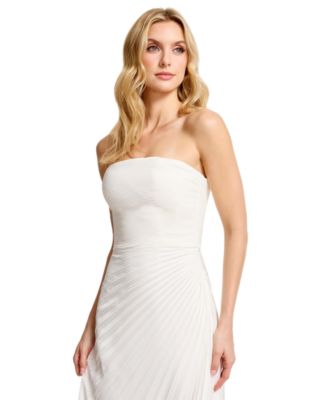 Women's Kinley Strapless Pleated A-Line Ball Gown