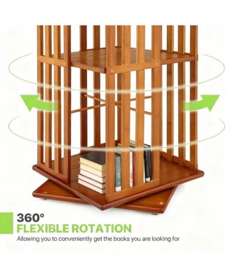 360° Rotating Narrow Bookshelf for Home