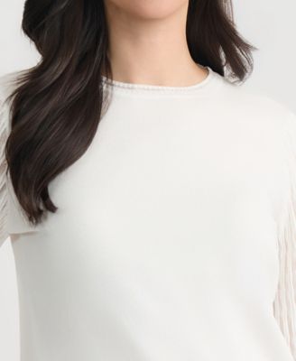 Women's Crewneck Pull-On Blouse