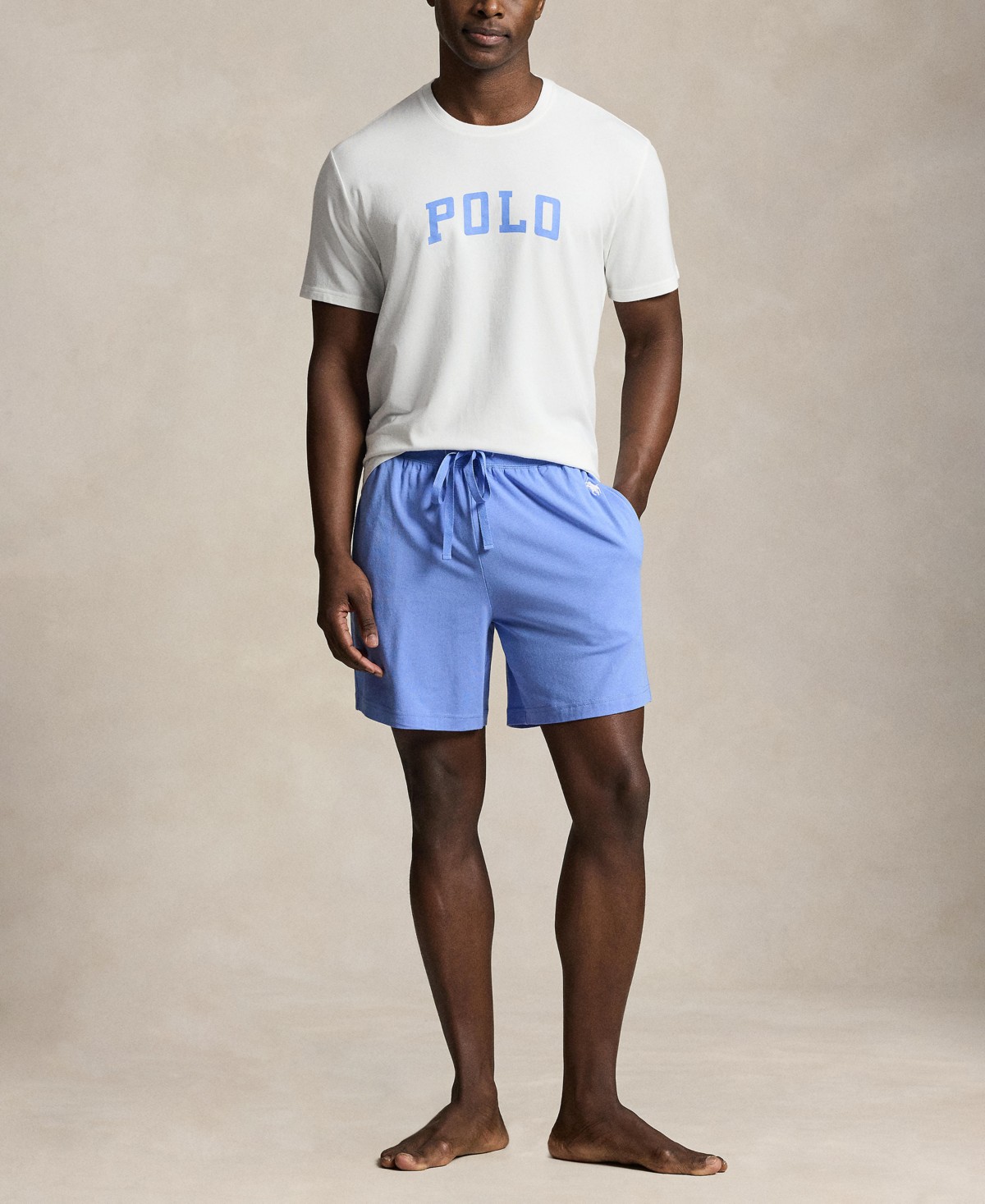 Мужские Polo Ralph Lauren Men's Regular-Fit Pajama Shorts — фото 1