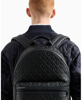 Men's Tonal All Over Logo Backpack