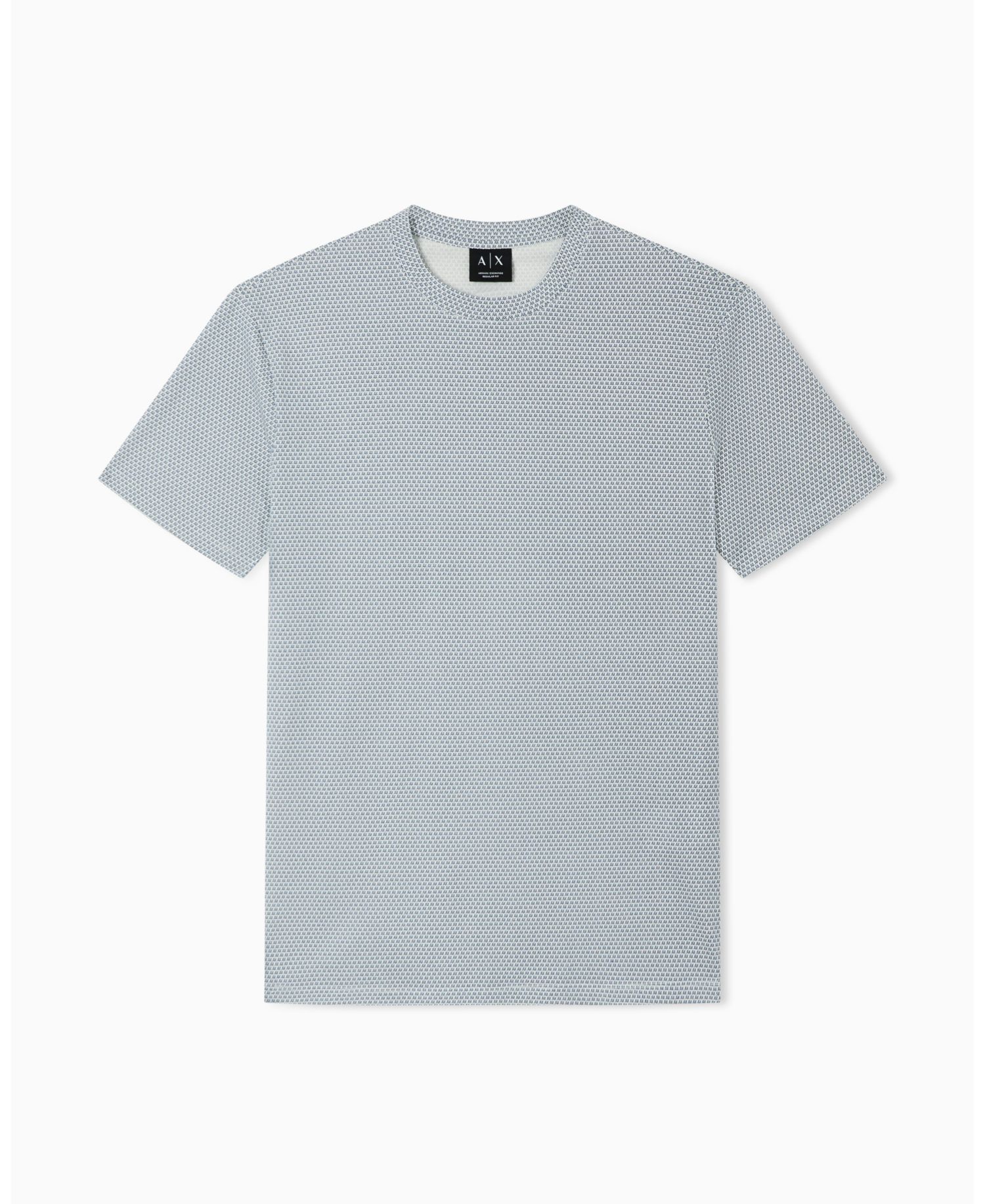 Men's Short Sleeve Allover logo Printed T-Shirt