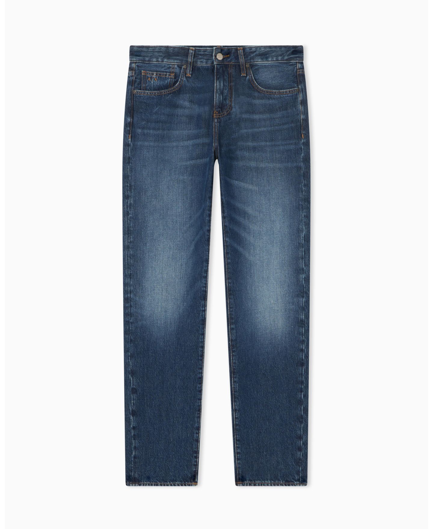 Мужские прямые джинсы A|X Armani Exchange J16, цвет: Синий джинсовый — фото 5