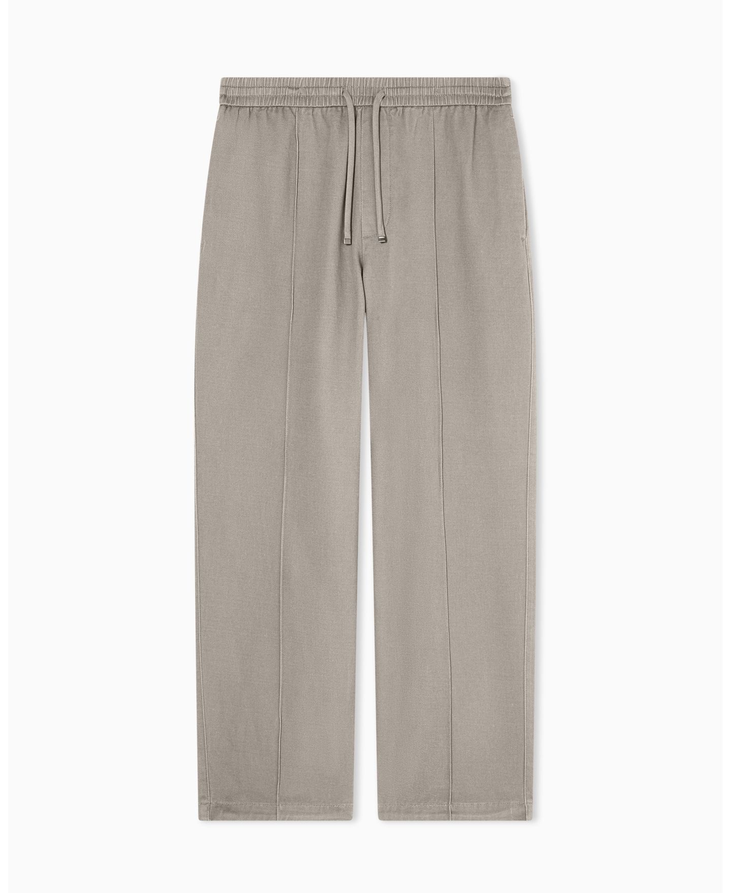 Мужские брюки A|X Armani Exchange Ibiza X Cotton Twill Pleat Trouser, цвет: Бежевый — фото 1