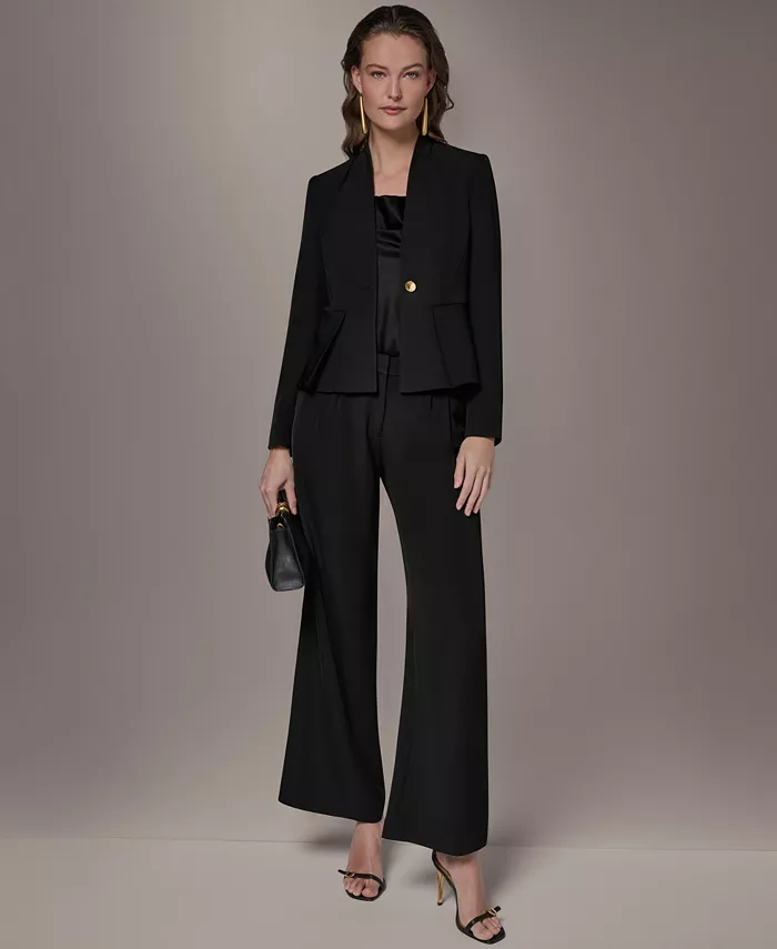 Women's One Button Blazer Blazer - thumbnail 7