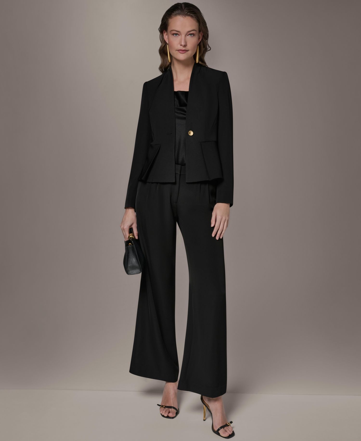 Women's One Button Blazer Blazer