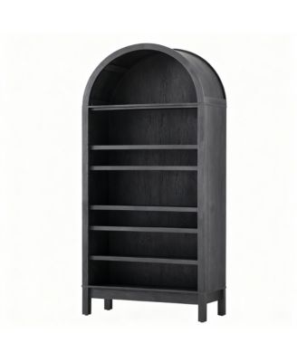 Arched Book shelves with Adjustable Shelves for Space-Efficient Storage