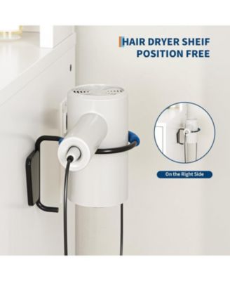 Vanity Desk with Mirror & 10 LED Lights, 3 Drawers, 2 Cabinets, Shelf, Storage Stool & Power Outlet