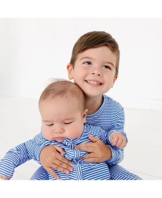 Baby Boys Cobalt Stripe Pajama Set
