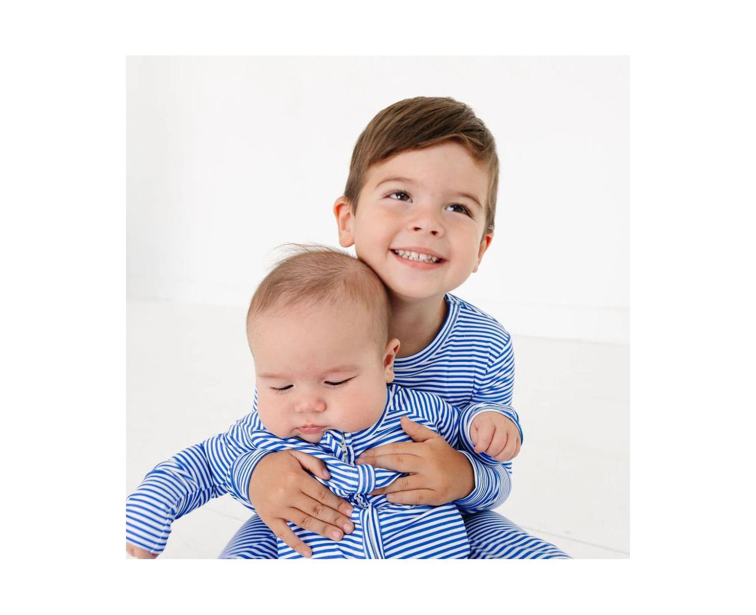 Baby Boys Cobalt Stripe Pajama Set