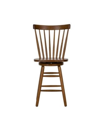 Industies Creations 24 Inch Swivel Counter Chair - Tobacco in Various