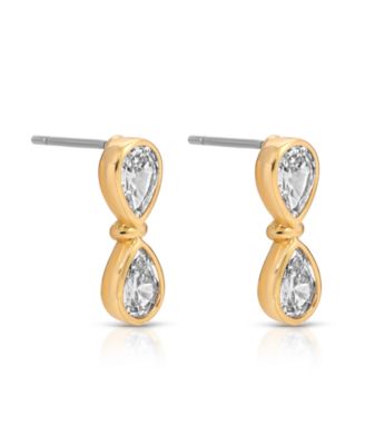 Infinity Crystal Stud Earrings