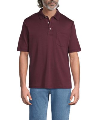 Men's Short Sleeve Cotton Supima Polo Shirt with Pocket