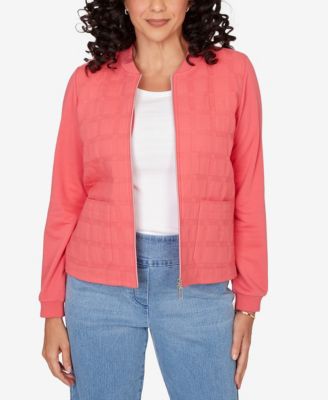 Women's  Austin Quilted Knit Ribbed Jacket