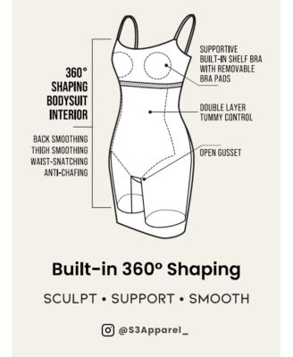 Women's Sculpting Shapewear Scoop Neck Cami Maxi Dress