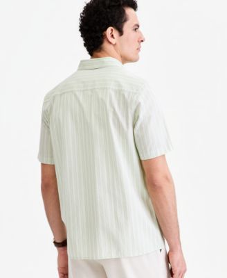 Men's Short-Sleeve Multi-Stripe Shirt
