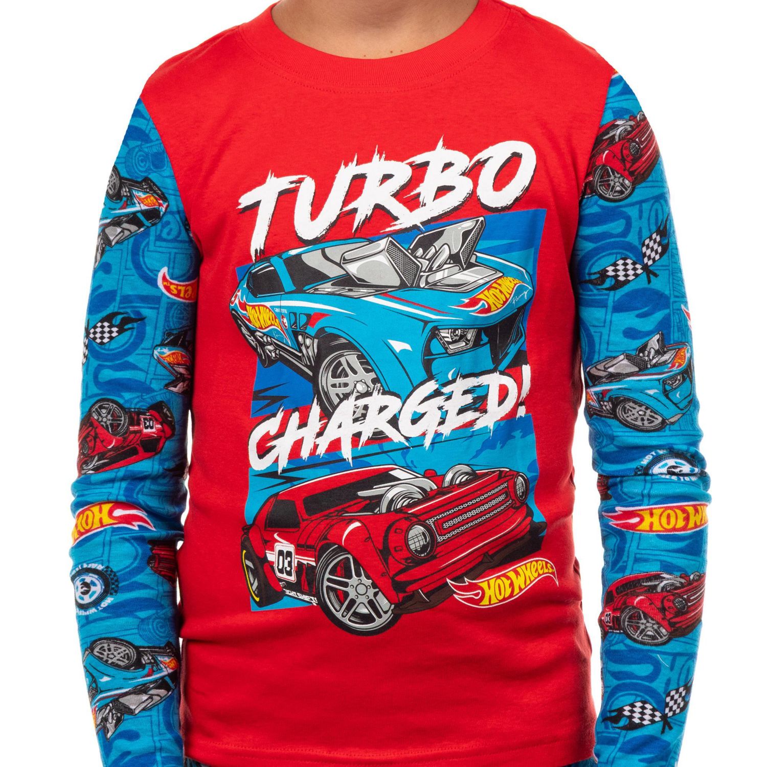 Boy's (4-14) Pajamas Turbo Charged Tight Fit 2-Piece Kids Sleep Set