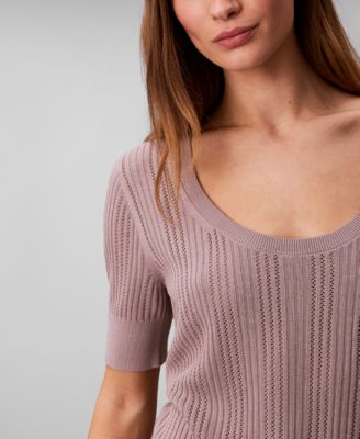 Women's Gauge Short-Sleeve Sweater