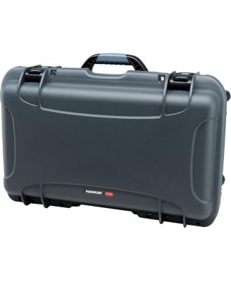 Wheeled Series 935 Lightweight NK-7 Resin Waterproof Protective Case with Foam for DSLR Camera, 3 Lenses, Flash, Graphite