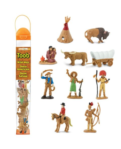 Детские фигурки Safari Ltd. Wild West 10-Piece Figurine Set, Ages 3+