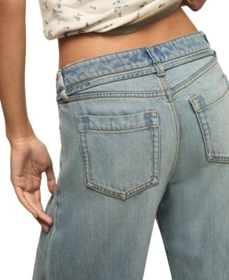 Women's Wide Leg Liquid Denim Luxe Palazzo Jeans