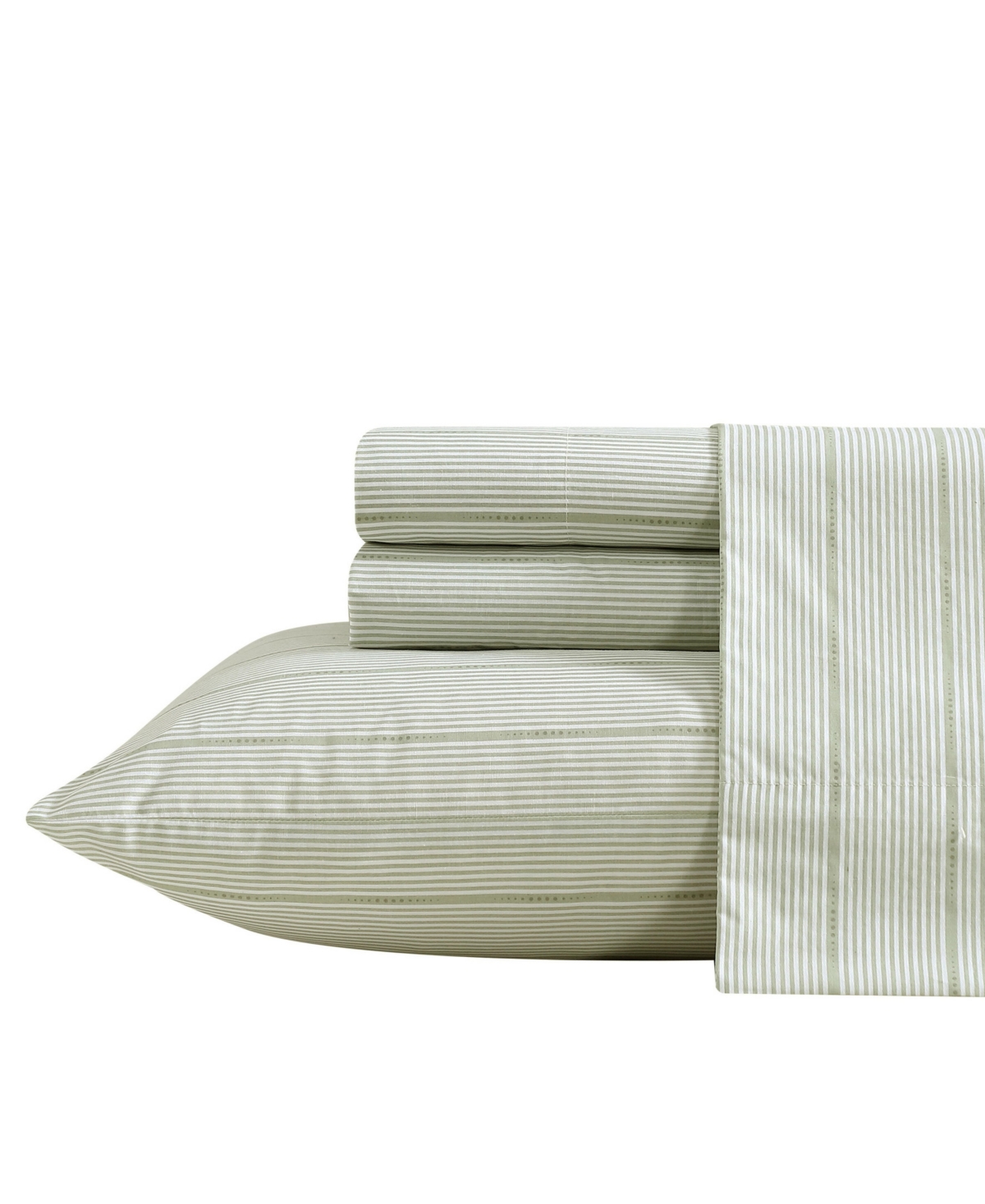 Nautica Ellipse Stripe 200-thread Count Cotton Percale 3-pc. Sheet Set, Twin Xl