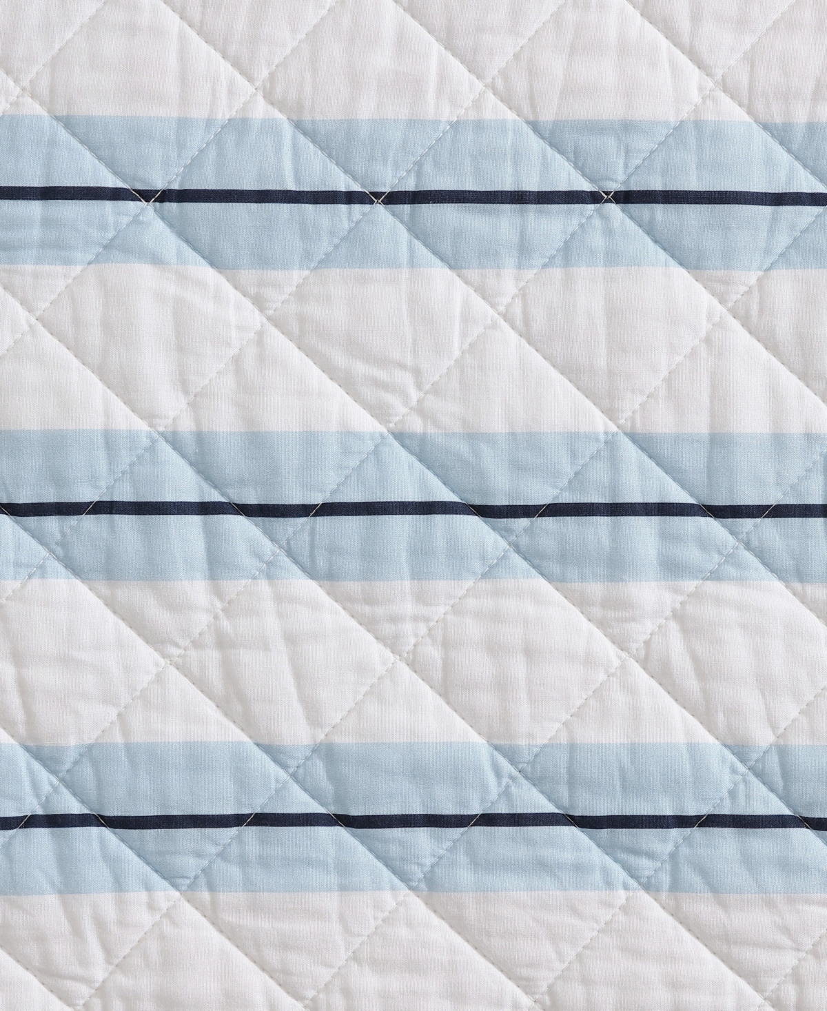 Nautica Tim Stripe Cotton Reversible 3-Pc. Quilt Set, King