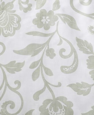 Jacob Bay Floral Cotton Reversible 3-Pc. Comforter Set, King