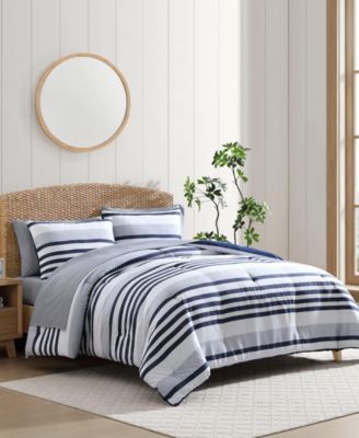 Palm Coast Stripe 5-Pc. Comforter Set, Twin/Twin XL