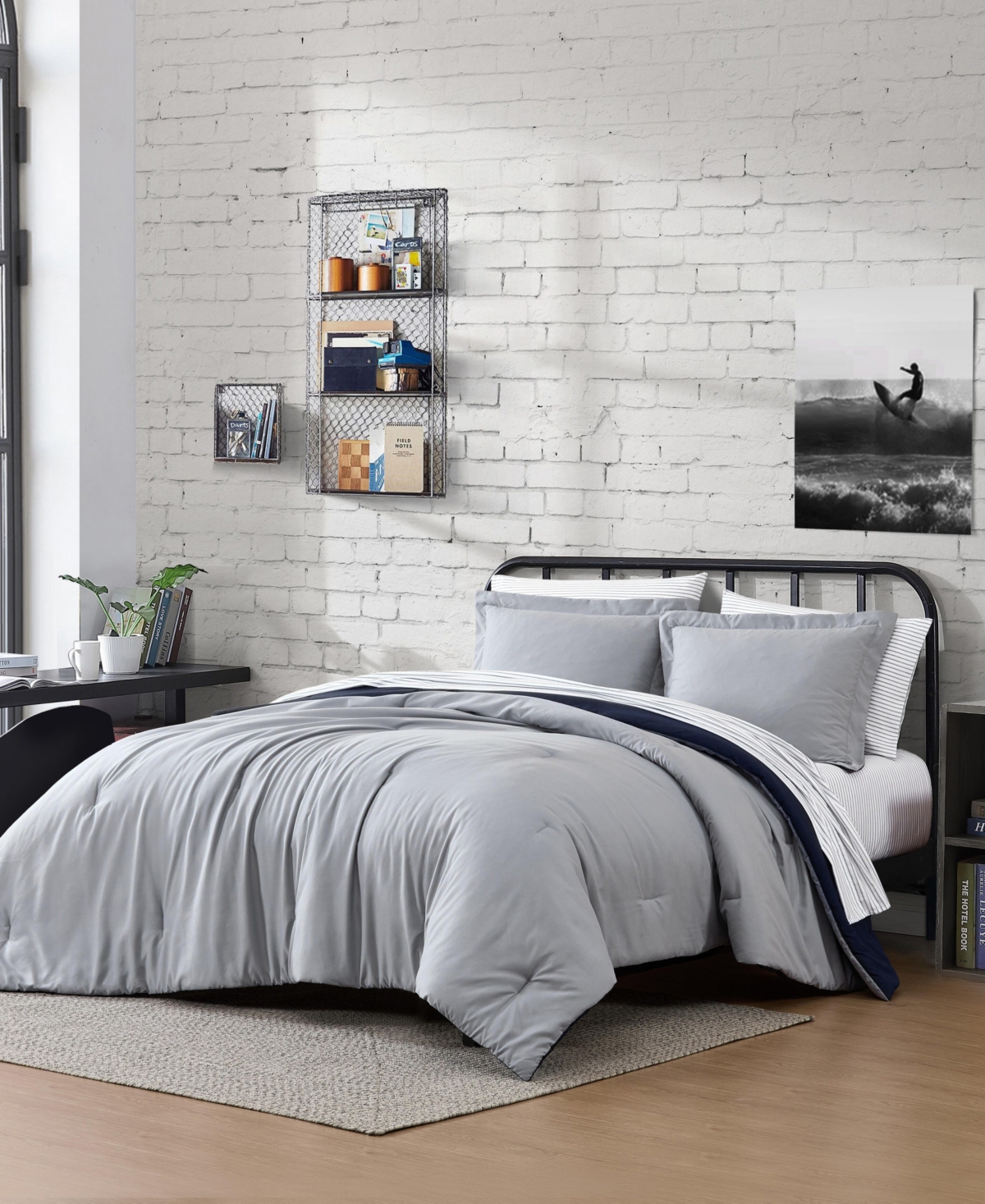 Nautica Hayes Solid Reversible 7-Pc. Comforter Set