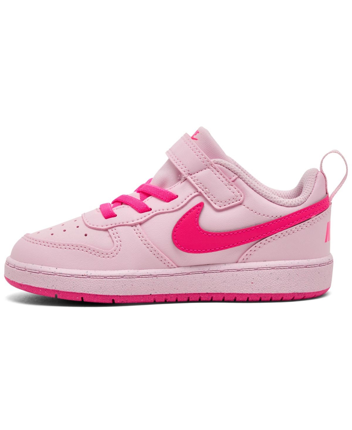 Nike Toddler Kids Court Borough Low Recraft Fastening Strap Casual Sneakers from Finish Line