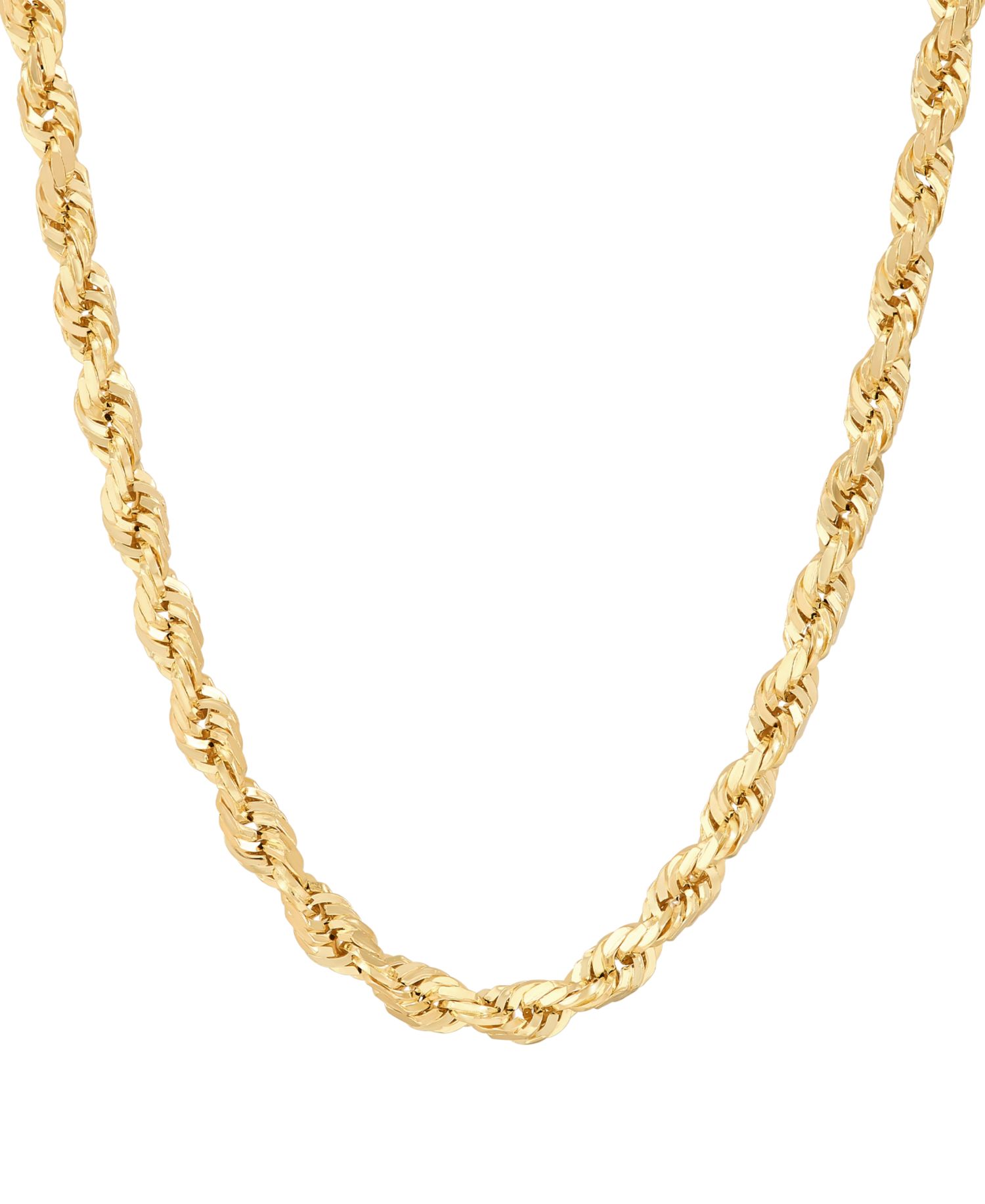 Macy's Rope Chain 22" in 10k Yellow Gold (4mm)