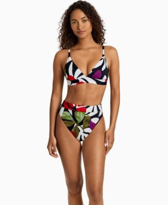 Women's Banded Modern High-Waist Swim Bottoms