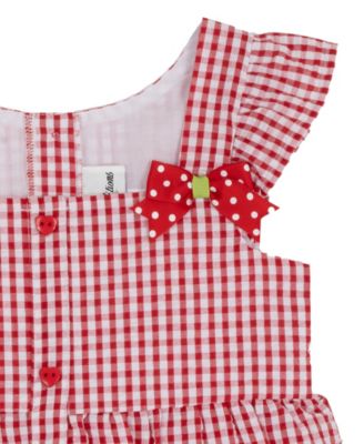 Girls' 2T-6X Gingham Seersucker Dress