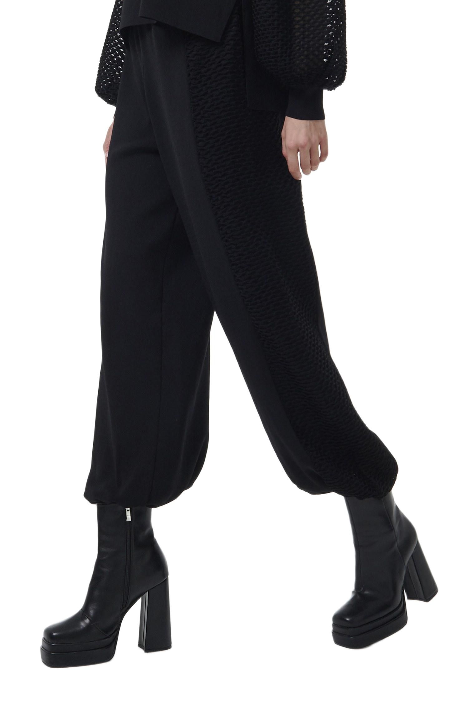 Women's Mesh Detail Knit Trousers
