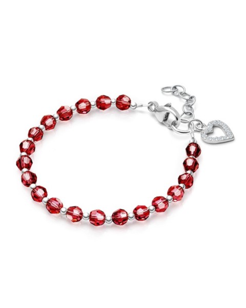 Детские Tiny Blessings Sterling Silver Birthstone Crystal Bracelet Bracelet