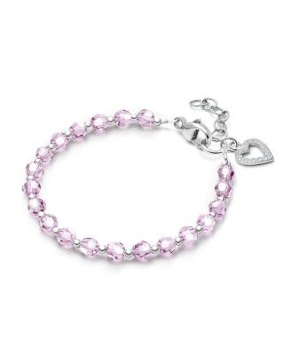 Tiny Blessings Childrens Sterling Silver Birthstone Crystal Bracelet Girls 625 Bracelet - June 128$