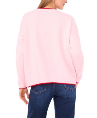 Women's Heart Long-Sleeve Sweater