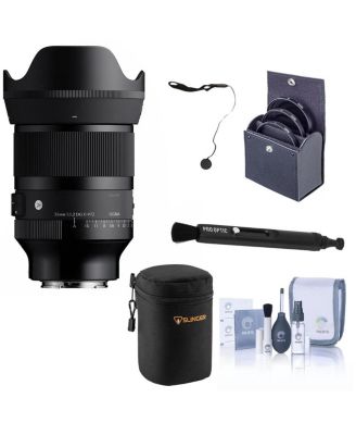 35mm f/1.2 DG II Art Lens for Sony E, Bundle with 72mm Filter Kit, Lens Case, Lens Pen Lens Cleaner, Cap Keeper, Cleaning Kit